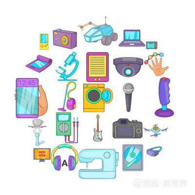電子設(shè)備卡通圖標(biāo)集的設(shè)計(jì)之旅